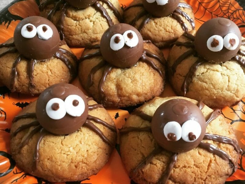 Cliquez pour zoomer ! Spider cookies (cookies araignées) Thermomix par Florette