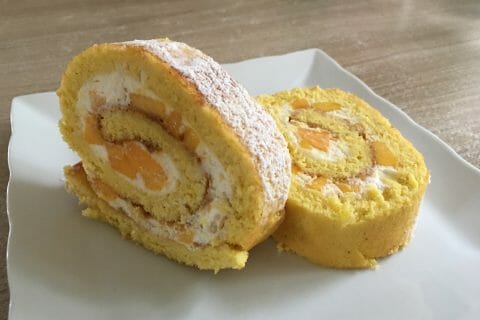 Cliquez pour zoomer ! Roulé à la mangue Thermomix par Florette