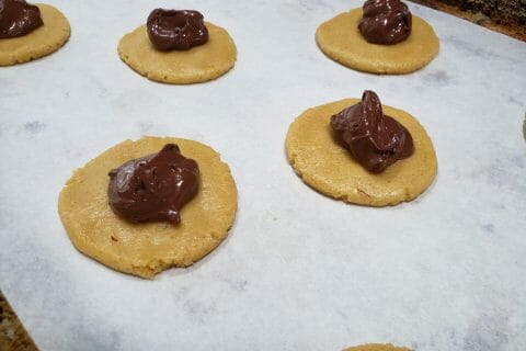 Cliquez pour zoomer ! Cookies fourrés au nutella au Thermomix
