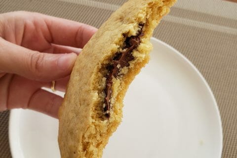 Cliquez pour zoomer ! Cookies fourrés au nutella au Thermomix