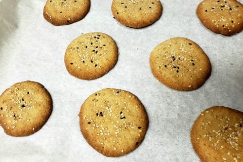 Cliquez pour zoomer ! Biscuits au sésame au Thermomix