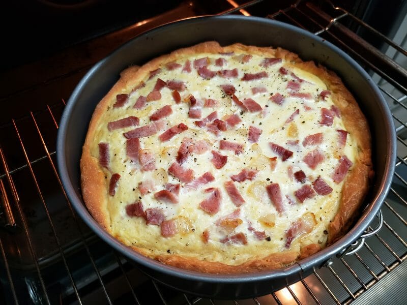 Cliquez pour zoomer ! Zwiebelkuchen – gâteau aux oignons Thermomix par XimenaRM