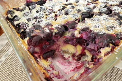 Cliquez pour zoomer ! Clafoutis aux cerises au Thermomix