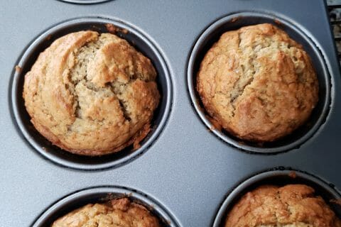 Cliquez pour zoomer ! Muffins à la banane au Thermomix