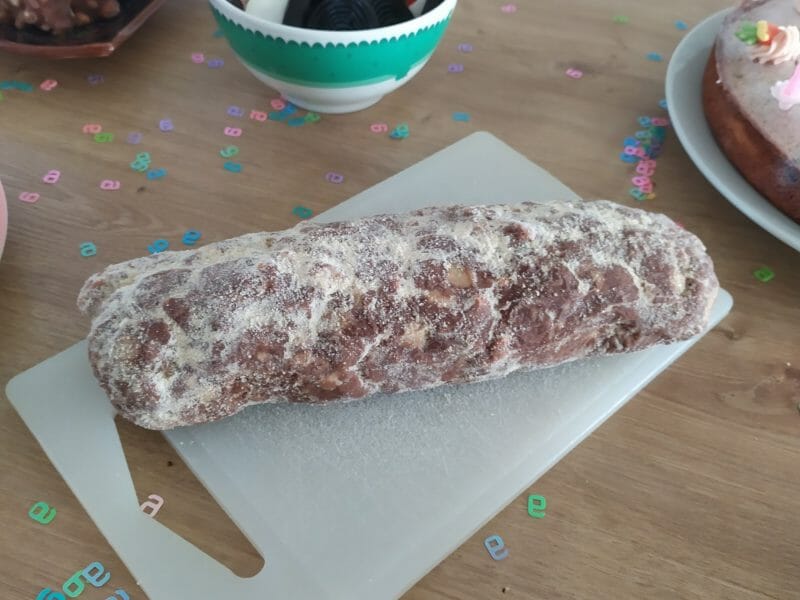 Cliquez pour zoomer ! Saucisson au chocolat Thermomix par SAYAELY