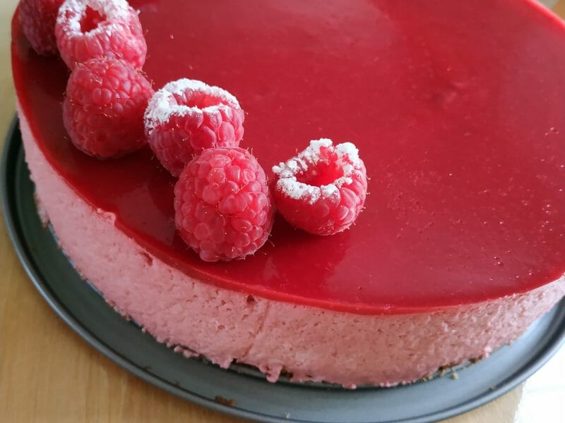 Cliquez pour zoomer ! Bavarois aux framboises Thermomix par Gloria26