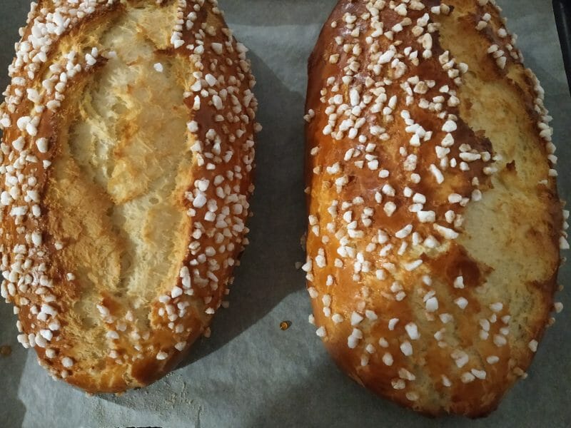 Cliquez pour zoomer ! Brioche tressée à la mie filante Thermomix par Gloria26