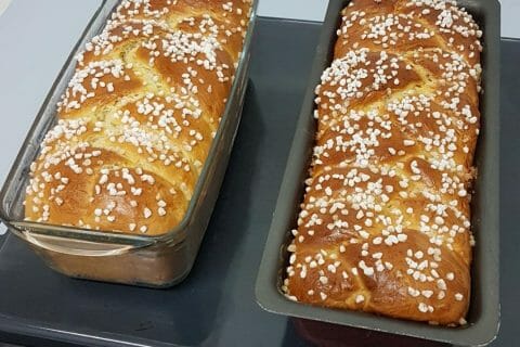 Cliquez pour zoomer ! Brioche tressée à la mie filante Thermomix par Elena_2