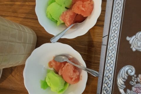 Cliquez pour zoomer ! Sorbet à la pastèque Thermomix par somy