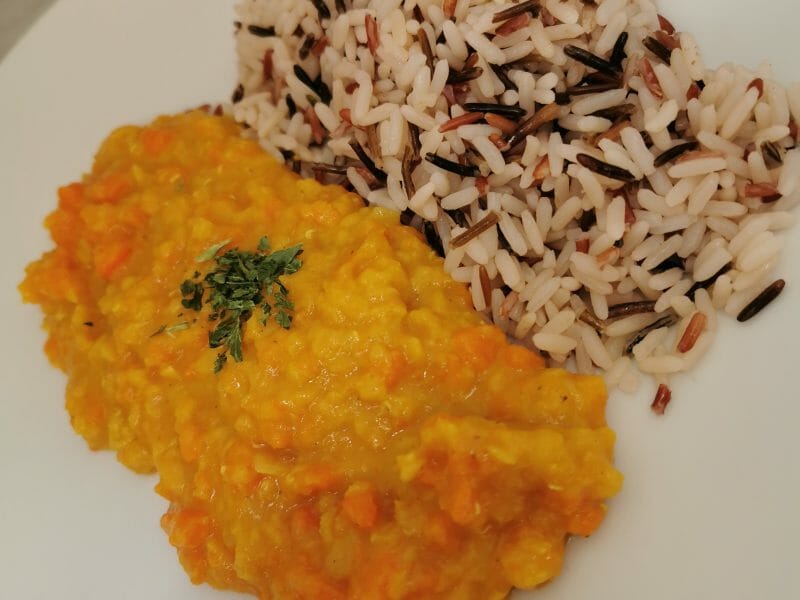 Cliquez pour zoomer ! Dhal de patate douce et de lentilles corail Thermomix par Priscillia_1