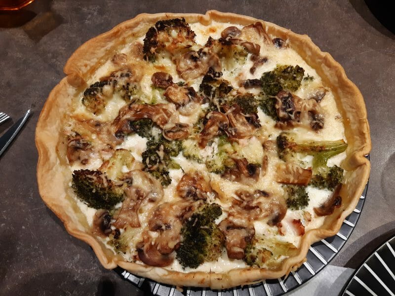 Cliquez pour zoomer ! Quiche au brocoli et jambon Thermomix par Cali31