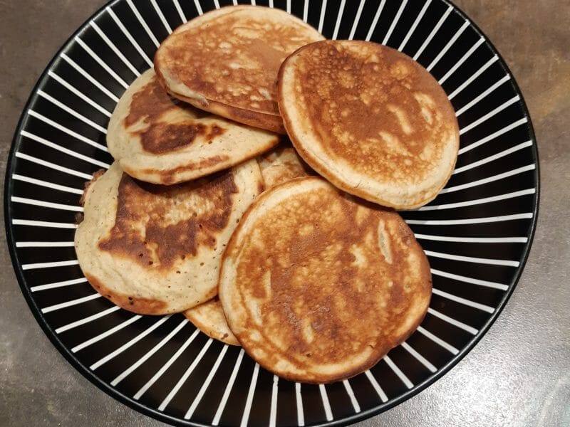 Cliquez pour zoomer ! Pancakes à la banane Thermomix par Cali31