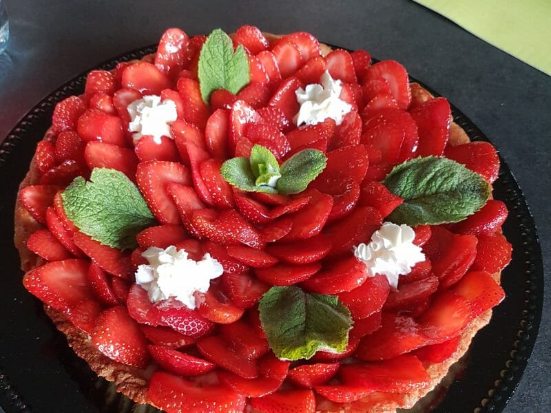Cliquez pour zoomer ! Tarte aux fraises Thermomix par Pat29