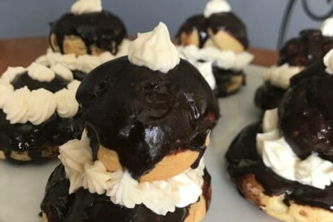 Cliquez pour zoomer ! Éclairs fraises chantilly au Thermomix