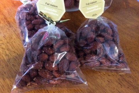 Cliquez pour zoomer ! Amandes grillées à la cannelle et au miel au Thermomix