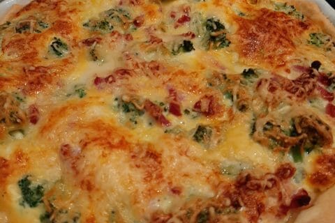 Cliquez pour zoomer ! Quiche au brocoli et jambon Thermomix par vanoucook
