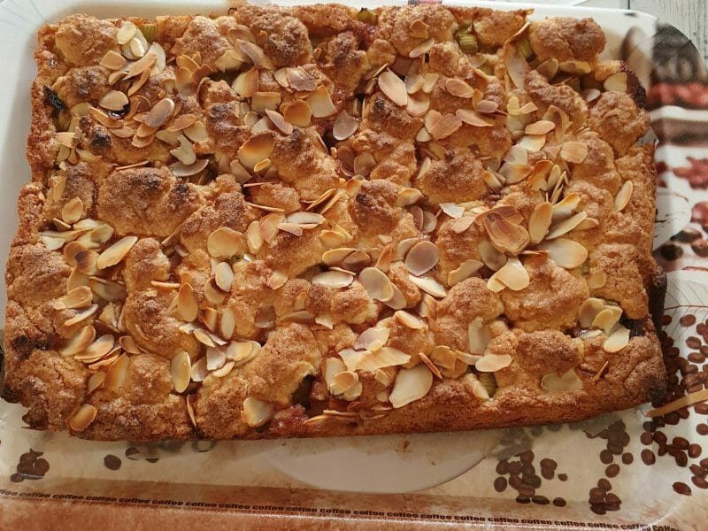 Cliquez pour zoomer ! Cookie-crumble rhubarbe framboises Thermomix par mamiecath