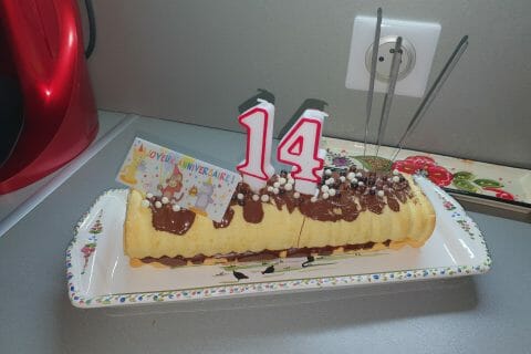 Cliquez pour zoomer ! Roulé au nutella Thermomix par titejoe