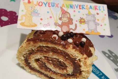 Cliquez pour zoomer ! Roulé au nutella Thermomix par titejoe