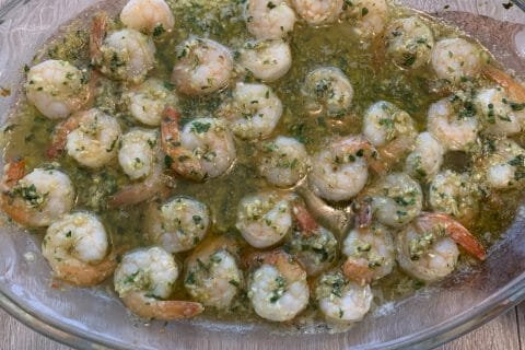 Cliquez pour zoomer ! Crevettes à l’ail au Thermomix
