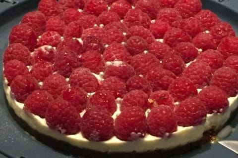 Cliquez pour zoomer ! Tarte aux fraises sans cuisson au Thermomix