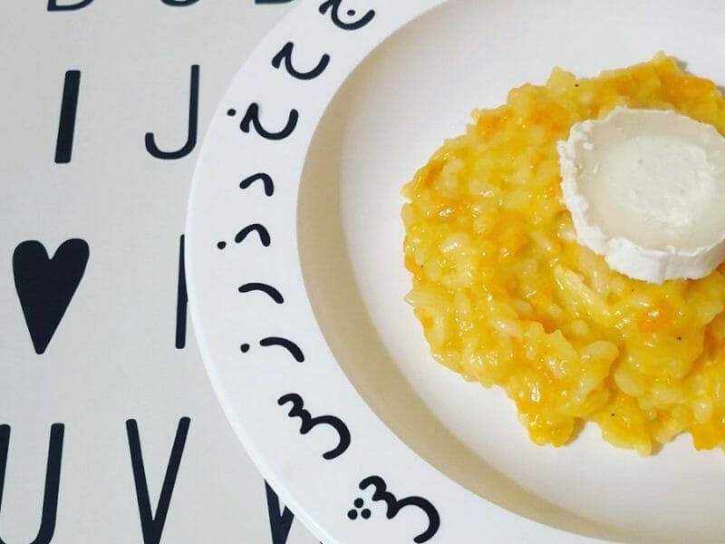 Cliquez pour zoomer ! Risotto butternut et chèvre frais Thermomix par OumAli