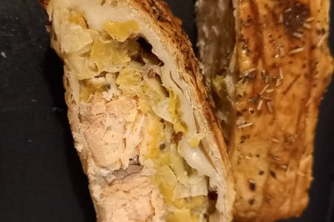 Cliquez pour zoomer ! Feuilleté saumon et poireaux Thermomix par Guiguitte