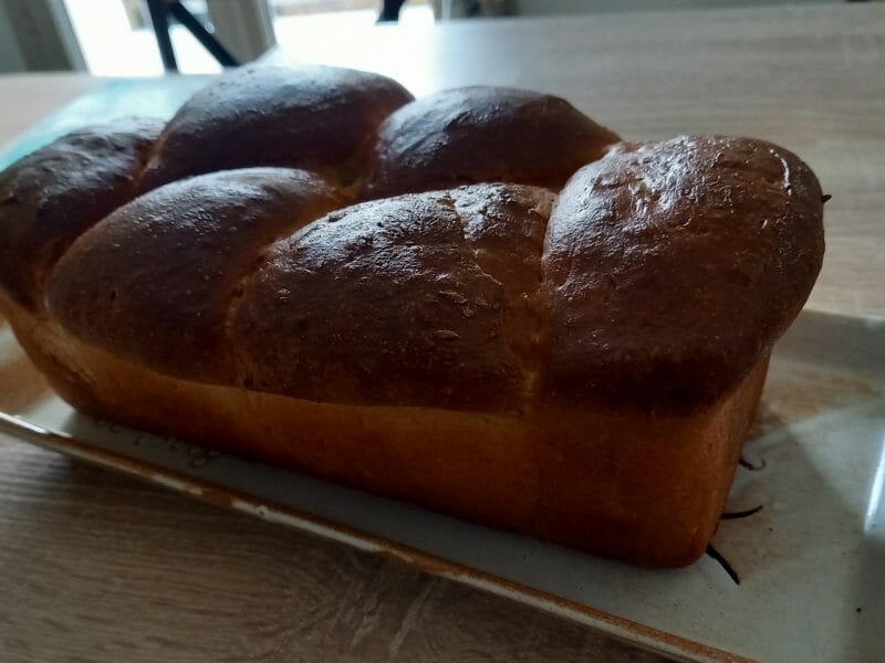 Cliquez pour zoomer ! Brioche sans beurre, sans oeufs Thermomix par Guiguitte