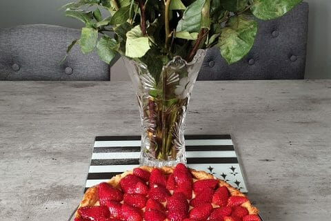 Cliquez pour zoomer ! Tarte aux fraises au Thermomix