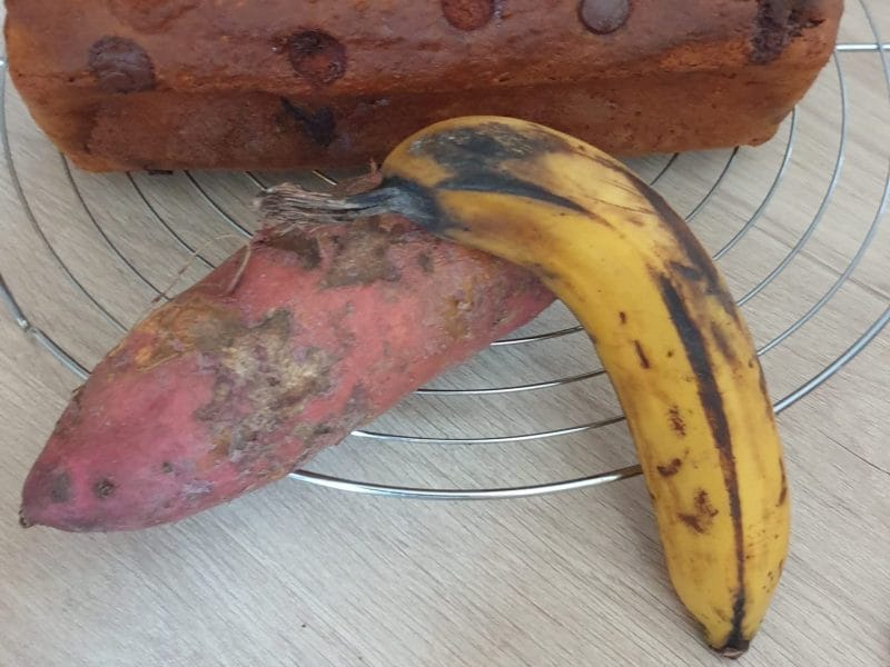 Cliquez pour zoomer ! Banana bread à la patate douce Thermomix par catoche33