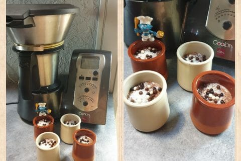 Cliquez pour zoomer ! Crème dessert choco-coco au Thermomix
