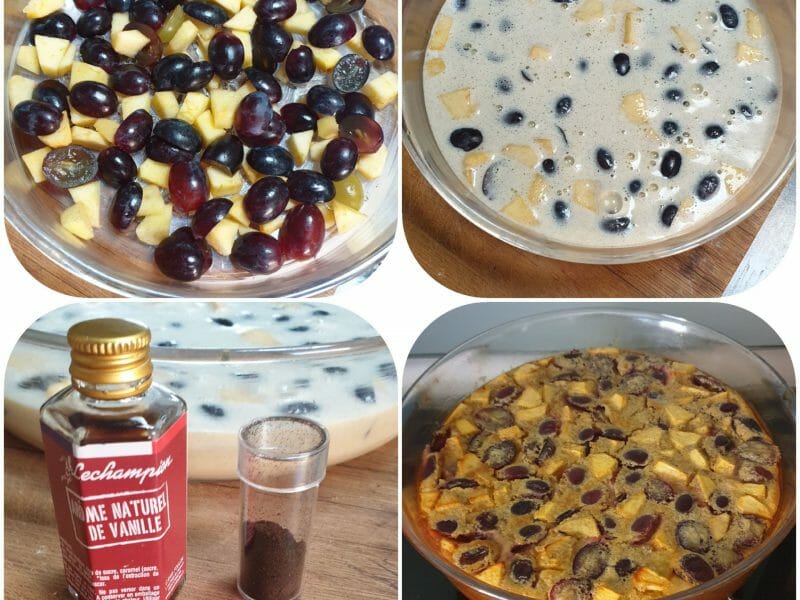 Clafoutis Aux Raisins Frais Au Thermomix Cookomix