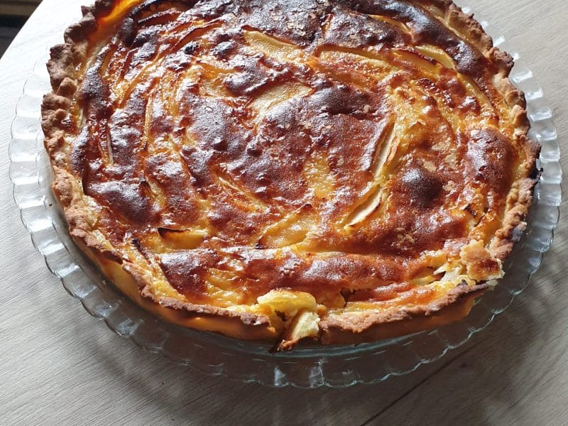 Cliquez pour zoomer ! Tarte normande aux pommes Thermomix par catoche33