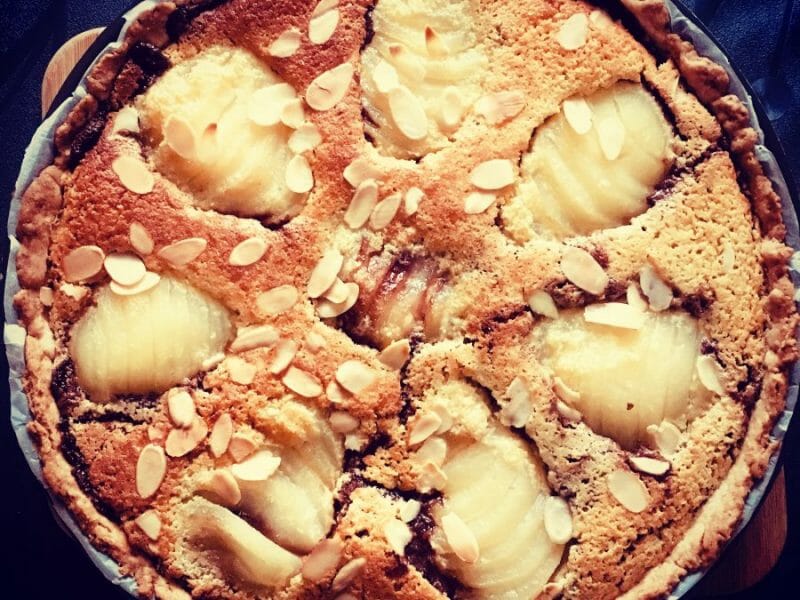 Cliquez pour zoomer ! Tarte poires et chocolat Thermomix par Stephanie_47