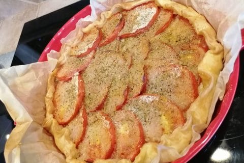 Cliquez pour zoomer ! Tarte salée façon tomates farcies Thermomix par Delph1609