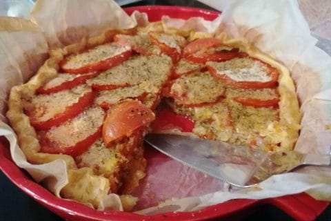 Cliquez pour zoomer ! Tarte salée façon tomates farcies Thermomix par Delph1609