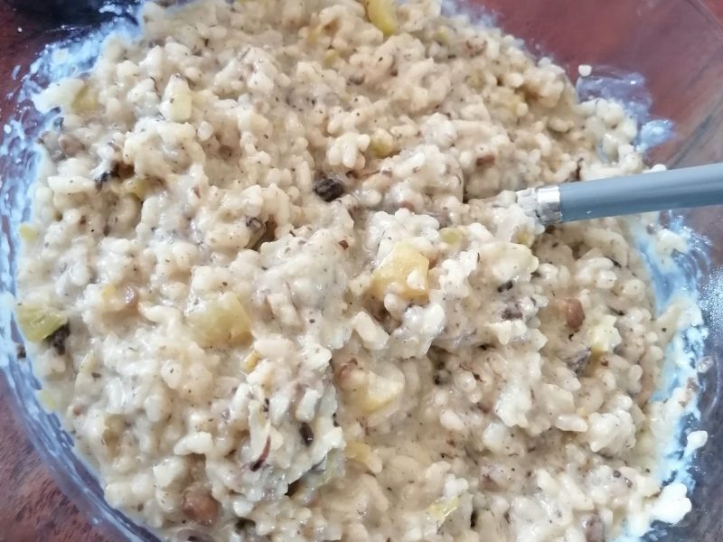 Cliquez pour zoomer ! Risotto champignons et courgettes Thermomix par Delph1609
