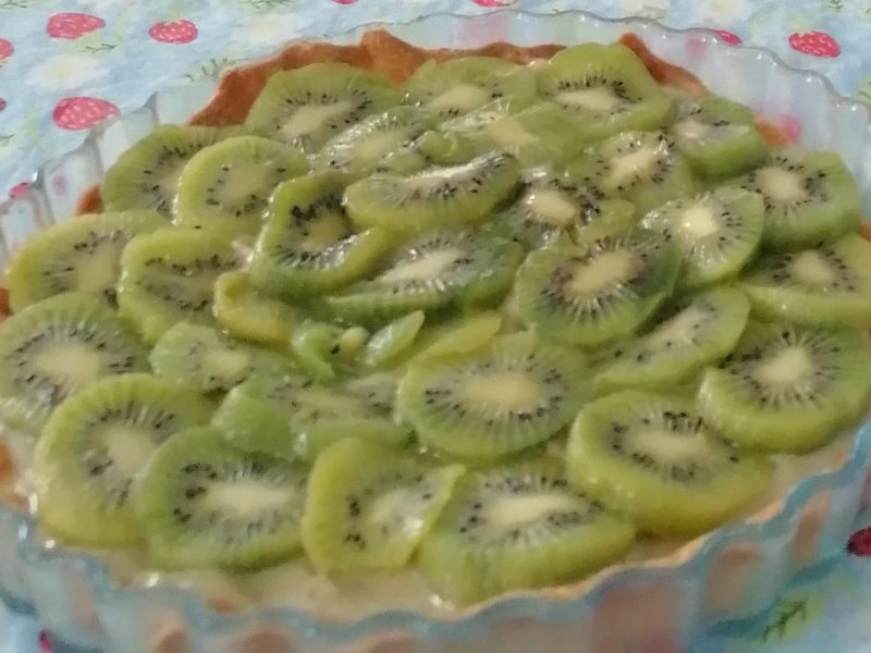 Cliquez pour zoomer ! Tarte aux kiwis Thermomix par Delph1609