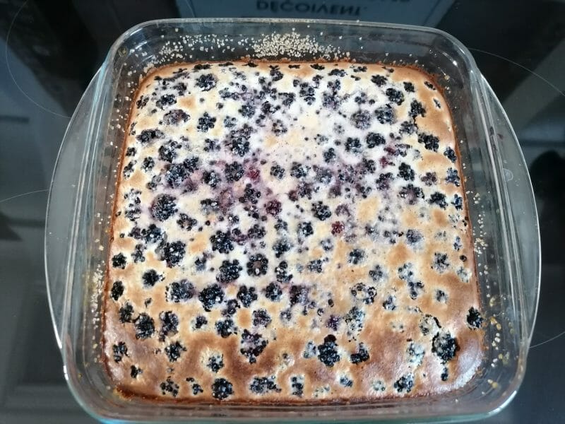 Cliquez pour zoomer ! Clafoutis aux mûres sauvages Thermomix par Delph1609