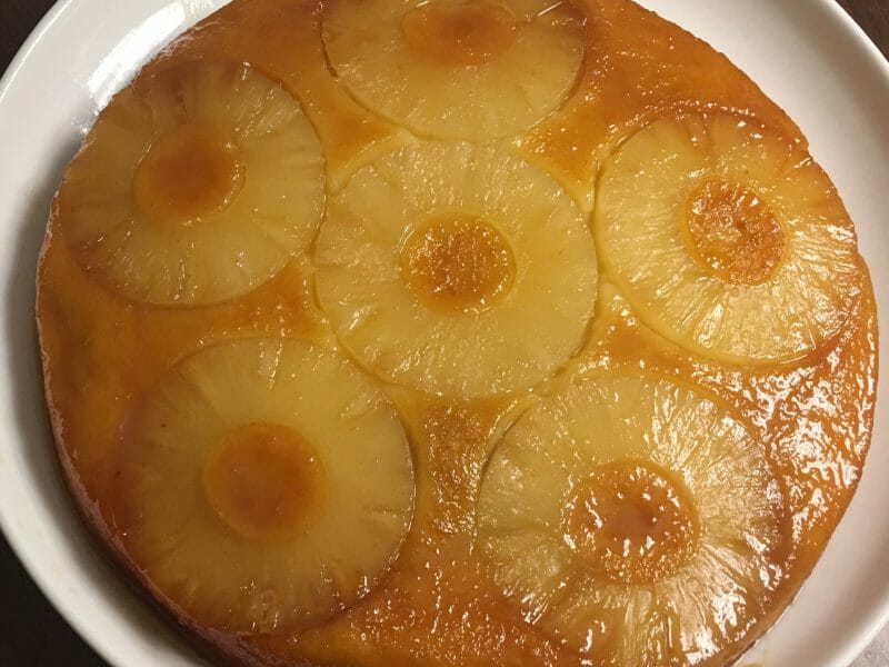 Cliquez pour zoomer ! Gâteau renversé à l’ananas Thermomix par Ralia