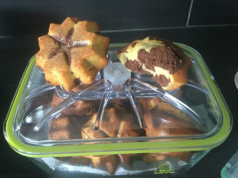 Cliquez pour zoomer ! Marbré au chocolat Thermomix par sosotom