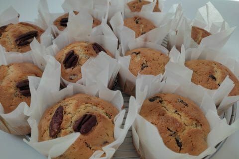 Cliquez pour zoomer ! Muffins noix de pécan  et pépites de chocolat Thermomix par Mimolette31