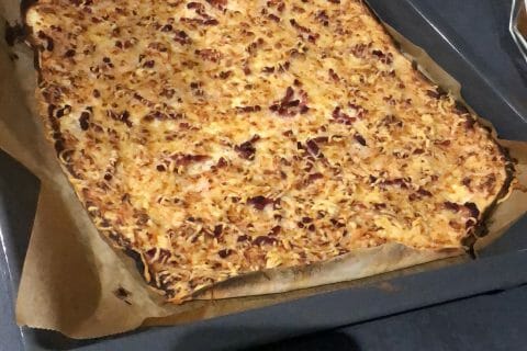 Cliquez pour zoomer ! Flammekueche traditionnelle Thermomix par emeline.lagoutiere