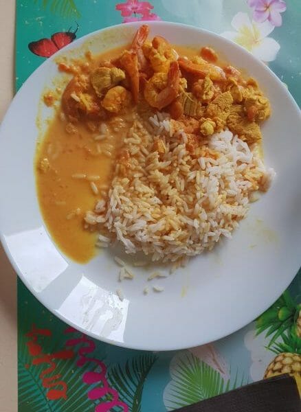 Cliquez pour zoomer ! Curry de crevettes au lait de coco Thermomix par martial93