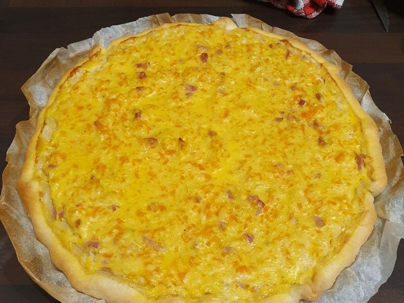 Cliquez pour zoomer ! Tarte courgettes et carottes Thermomix par mcndu