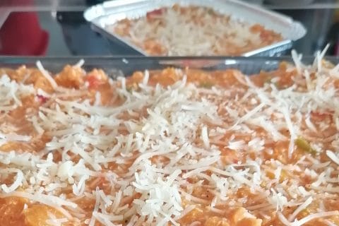 Cliquez pour zoomer ! Lasagnes au poulet et poivrons Thermomix par Carabouille