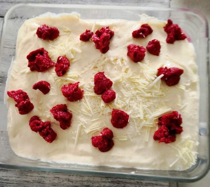 Cliquez pour zoomer ! Tiramisu aux framboises Thermomix par sam13