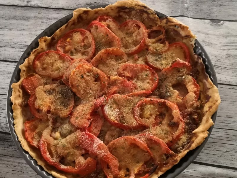 Cliquez pour zoomer ! Tarte salée façon tomates farcies Thermomix par sam13