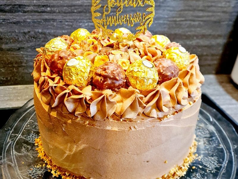 Cliquez pour zoomer ! Layer cake Kinder Bueno Thermomix par sofy2