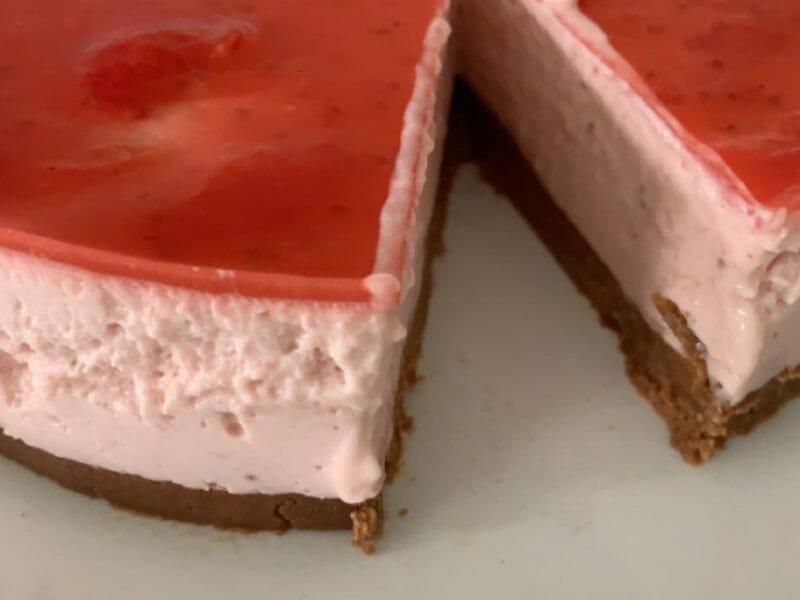 Cliquez pour zoomer ! Bavarois aux fraises Thermomix par Savbed